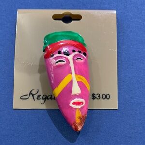 Vintage 70’s tribal theme pin